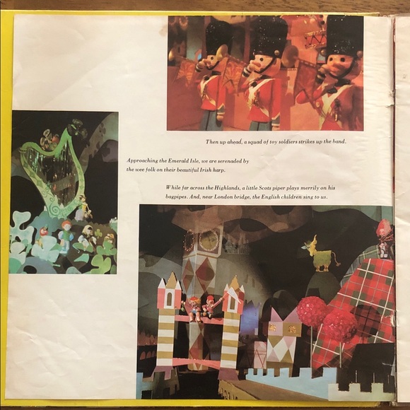 Walt Disney It’s A Small World Album Cover Story Book Insert - Picture 7 of 14